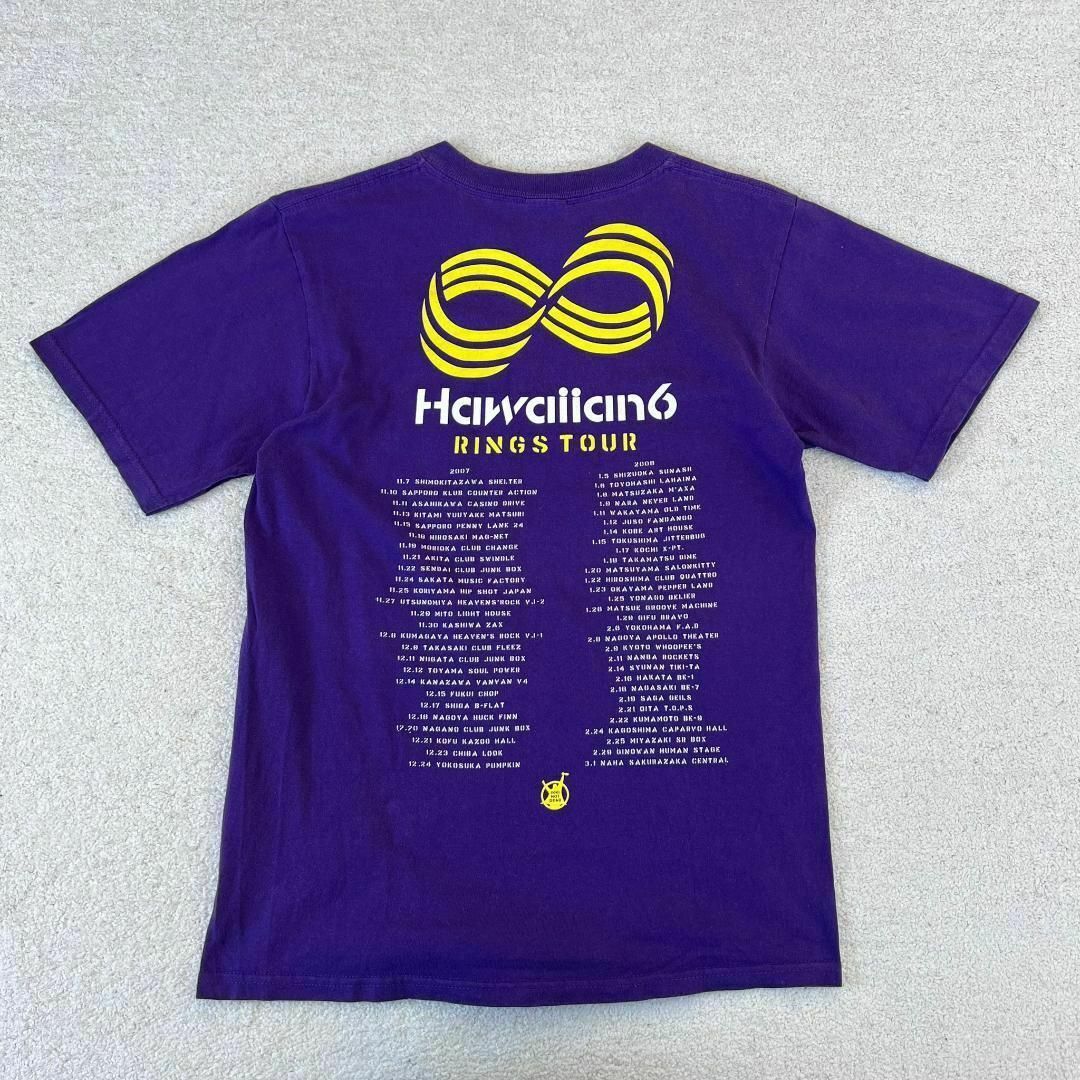 hawaiian6 RINGS ツアー ライブ Tシャツ メロコア パープル S メンズのトップス(Tシャツ/カットソー(半袖/袖なし))の商品写真