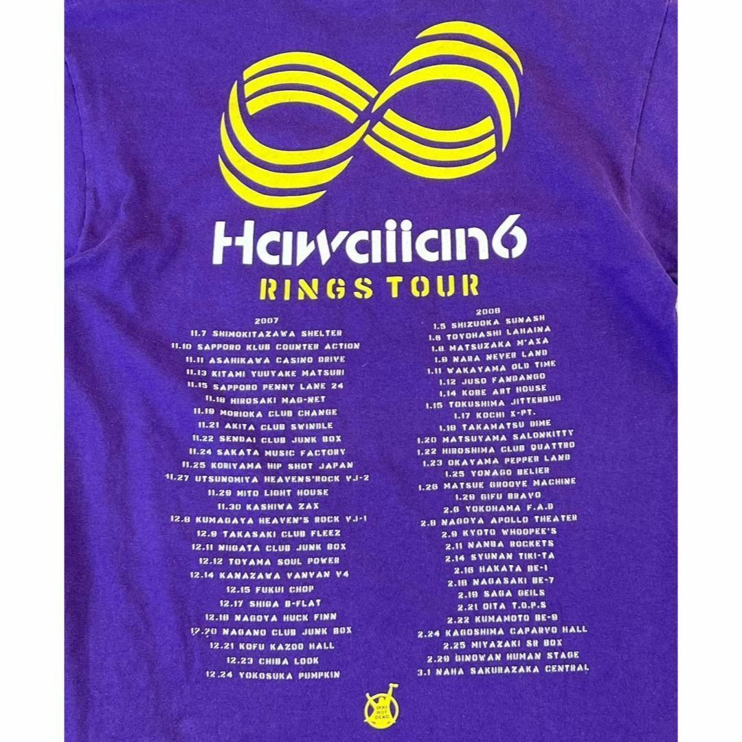 hawaiian6 RINGS ツアー ライブ Tシャツ メロコア パープル S メンズのトップス(Tシャツ/カットソー(半袖/袖なし))の商品写真