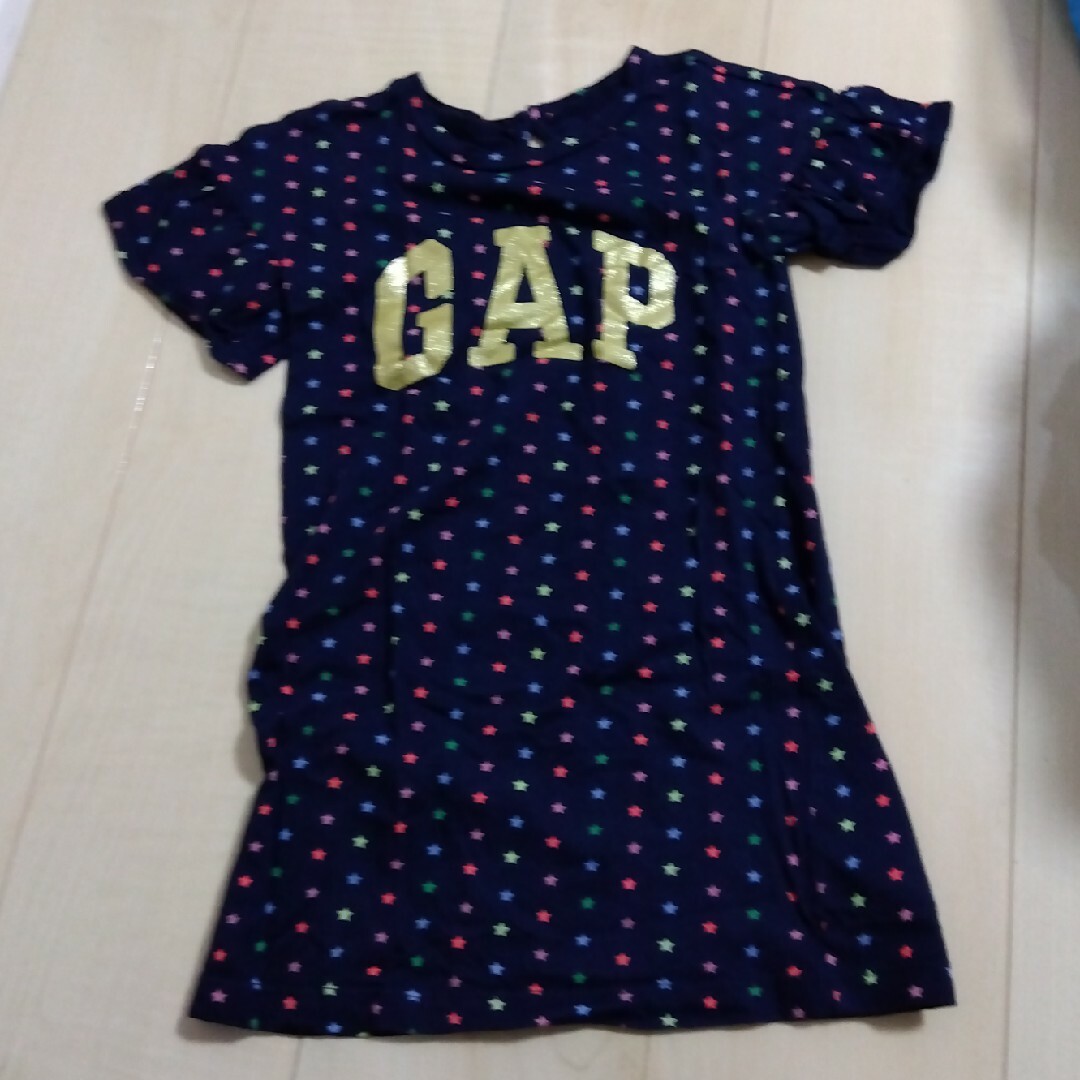 GAP(ギャップ)のGAP　チュニックワンピース キッズ/ベビー/マタニティのキッズ服女の子用(90cm~)(Tシャツ/カットソー)の商品写真