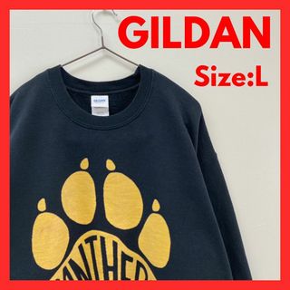 ギルタン(GILDAN)の【美品】US古着　90s ギルダン　カレッジロゴ　スウェット　メンズ　L(スウェット)