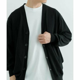 アーバンリサーチアイテムズ(URBAN RESEARCH ITEMS)の【BLK】ハイゲージ天竺ニット カーディガン(カーディガン)