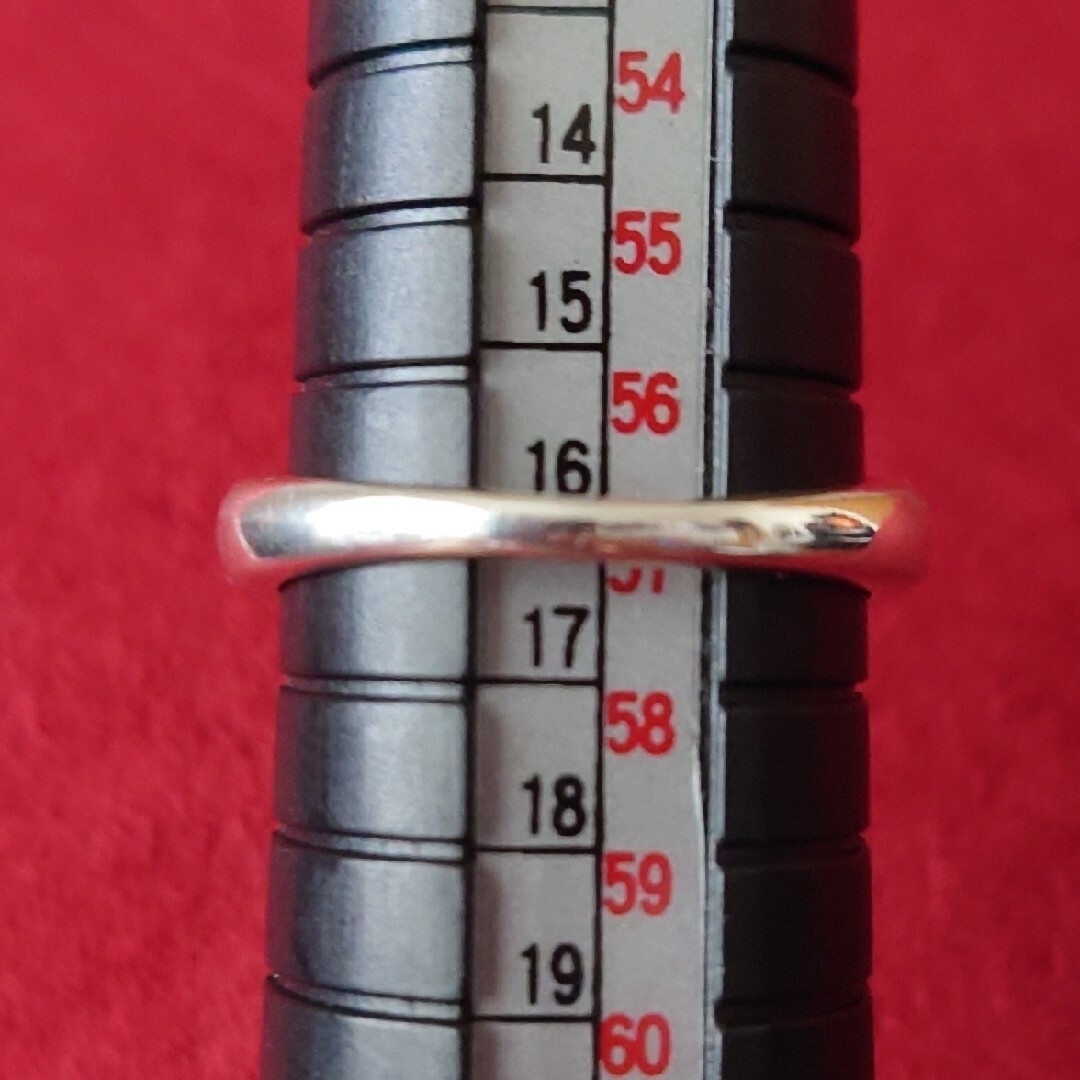 シルバー  ベイビークラックフローラルクロスリング パヴェ メンズのアクセサリー(リング(指輪))の商品写真