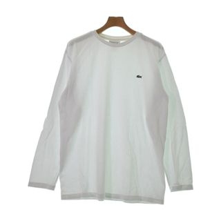 ラコステ(LACOSTE)のLACOSTE ラコステ Tシャツ・カットソー L 白 【古着】【中古】(Tシャツ/カットソー(半袖/袖なし))