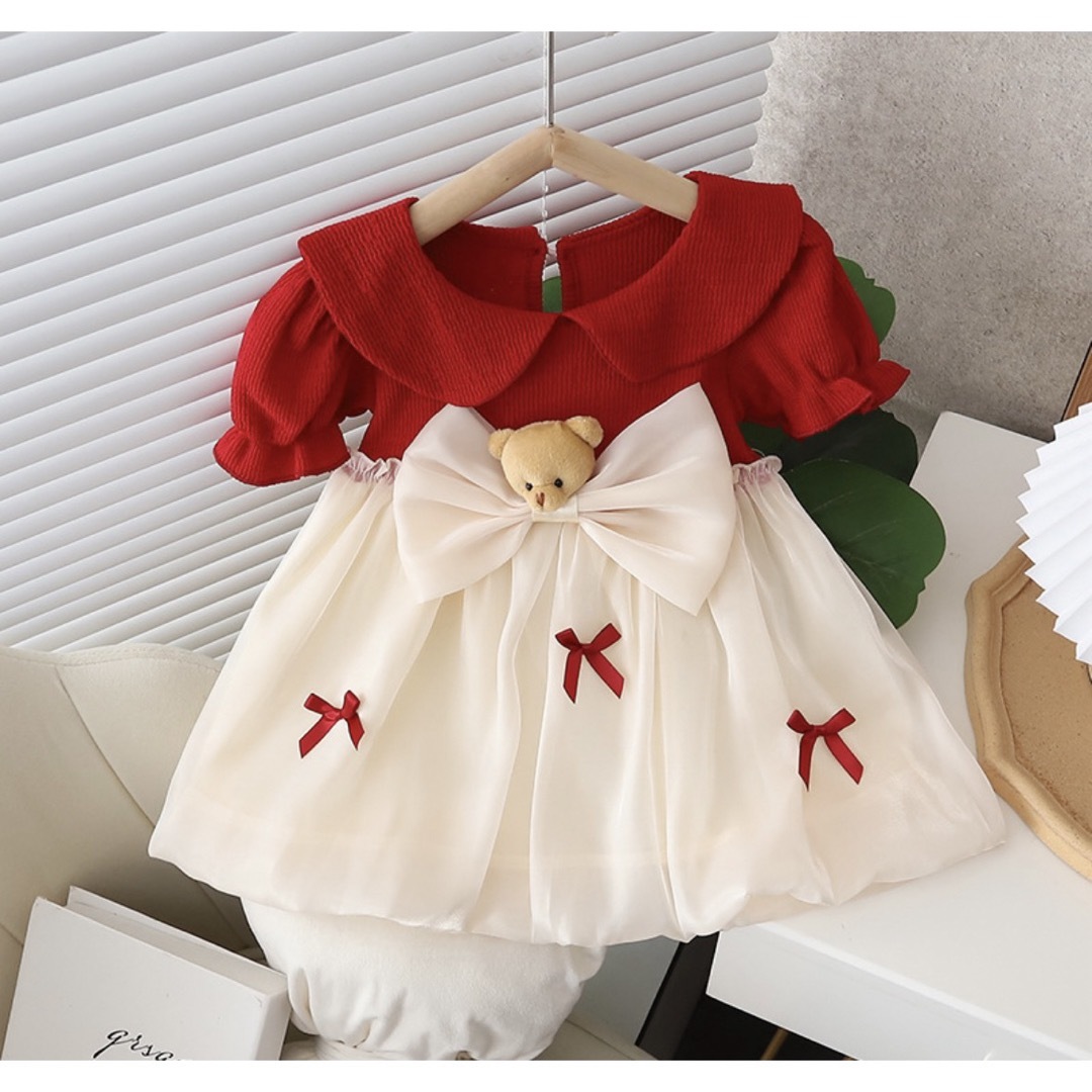 ベビーキッズ　子供服　サイズ、お値段相談コメントよろしくお願いいたします(^^) キッズ/ベビー/マタニティのベビー服(~85cm)(ワンピース)の商品写真