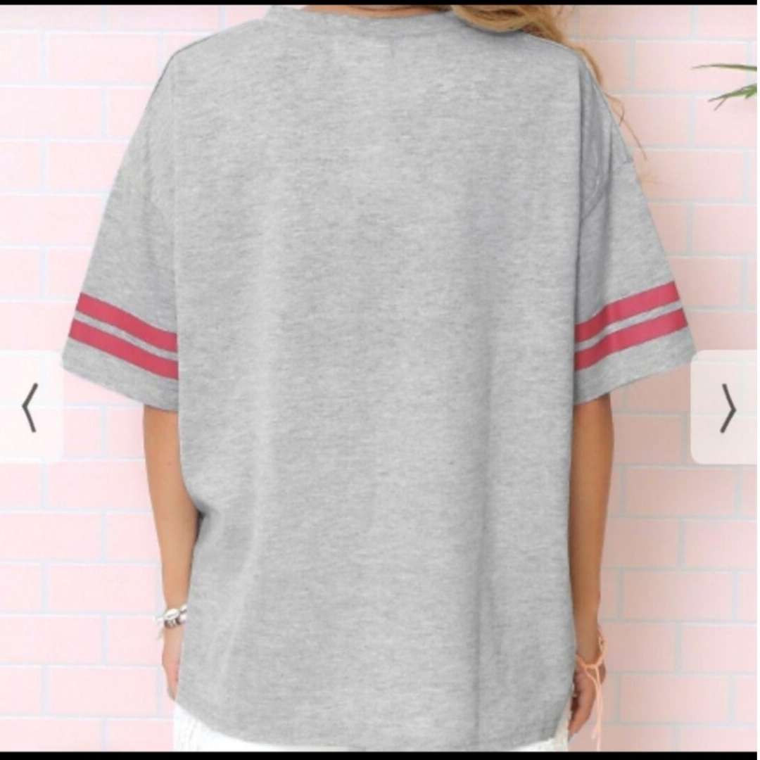 ANAP(アナップ)のTEXASカレッジTシャツ ネイビー レディースのトップス(Tシャツ(半袖/袖なし))の商品写真