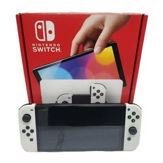 ニンテンドウ(任天堂)の任天堂 Nintendo Switch 有機EL モデル HEG-S-KAAAA ゲーム機 ホワイト 付属品完備 動作品 【美品】 22404R44(家庭用ゲーム機本体)