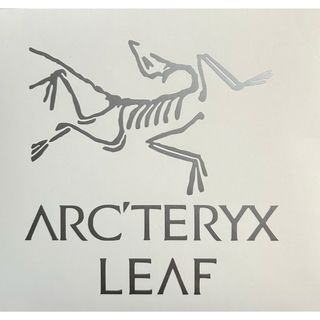 アークテリクス(ARC'TERYX)のARC'TERYXLEAFアークテリクス ステッカー　　◆シルバー◆(その他)