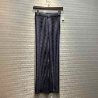 イッセイミヤケ ISSEY MIYAKE プリーツ ロング スカート グレー M