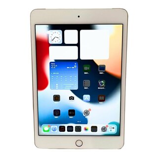 アップル(Apple)のSIMフリー Apple iPad mini 4 Wi-Fi+Cellular 32GB ゴールド  MNWG2J/A docomo 〇判定 訳あり 【現状品】 22404R26(タブレット)