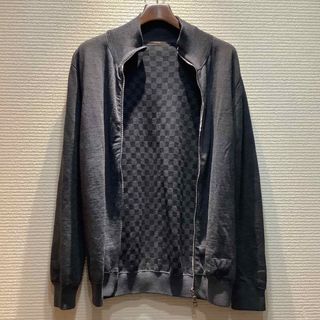 ルイヴィトン(LOUIS VUITTON)のルイヴィトン LOUISVUITTON ダミエ グラフィットジップアップ ニット(ニット/セーター)