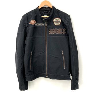 ハーレーダビッドソン(Harley Davidson)の☆☆HARLEY-DAVIDSON ハーレーダビッドソン ライダースジャケット サイズ L メンズ 97532-13VM ブラック(ライダースジャケット)