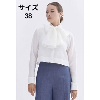 yori ヨリ shiroconハートフクレショートシャツ2024SP(シャツ/ブラウス(長袖/七分))