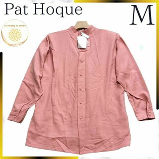 未使用品◆ Pat Hoque レディース シャツ 長袖 m サーモンピンク系(シャツ/ブラウス(長袖/七分))