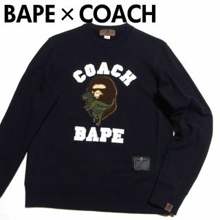 A BATHING APE × COACH スウェット エイプ コーチ BAPE