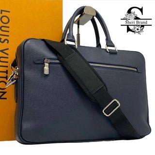 ルイヴィトン(LOUIS VUITTON)のルイヴィトン ビジネスバッグ PBD MM M33442 タイガ ネイビー(ビジネスバッグ)