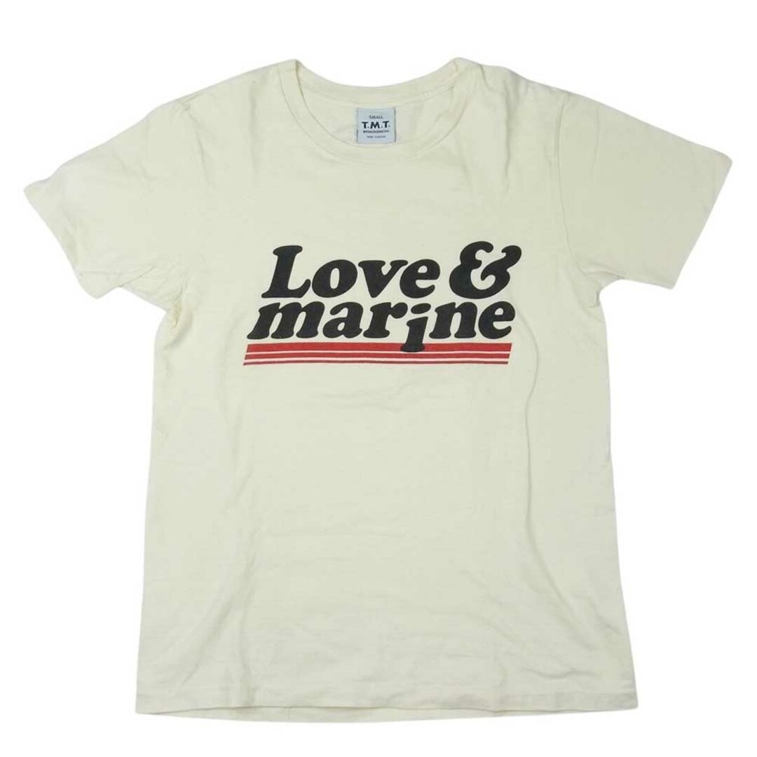 TMT(ティーエムティー)のTMT ティーエムティー LOVE MARINE 半袖 Tシャツ ベージュ系 S【中古】 メンズのトップス(シャツ)の商品写真