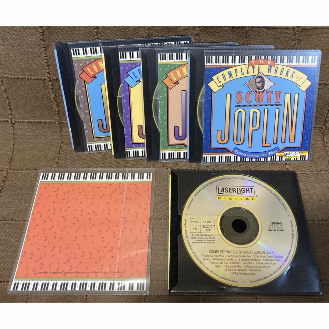 ピアノソロ 楽譜 ラグタイム スコット・ジョプリン + 5CD 66曲 エンタメ/ホビーの本(楽譜)の商品写真
