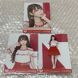 イコラブ 生写真 大谷映美里 赤白(アイドルグッズ)