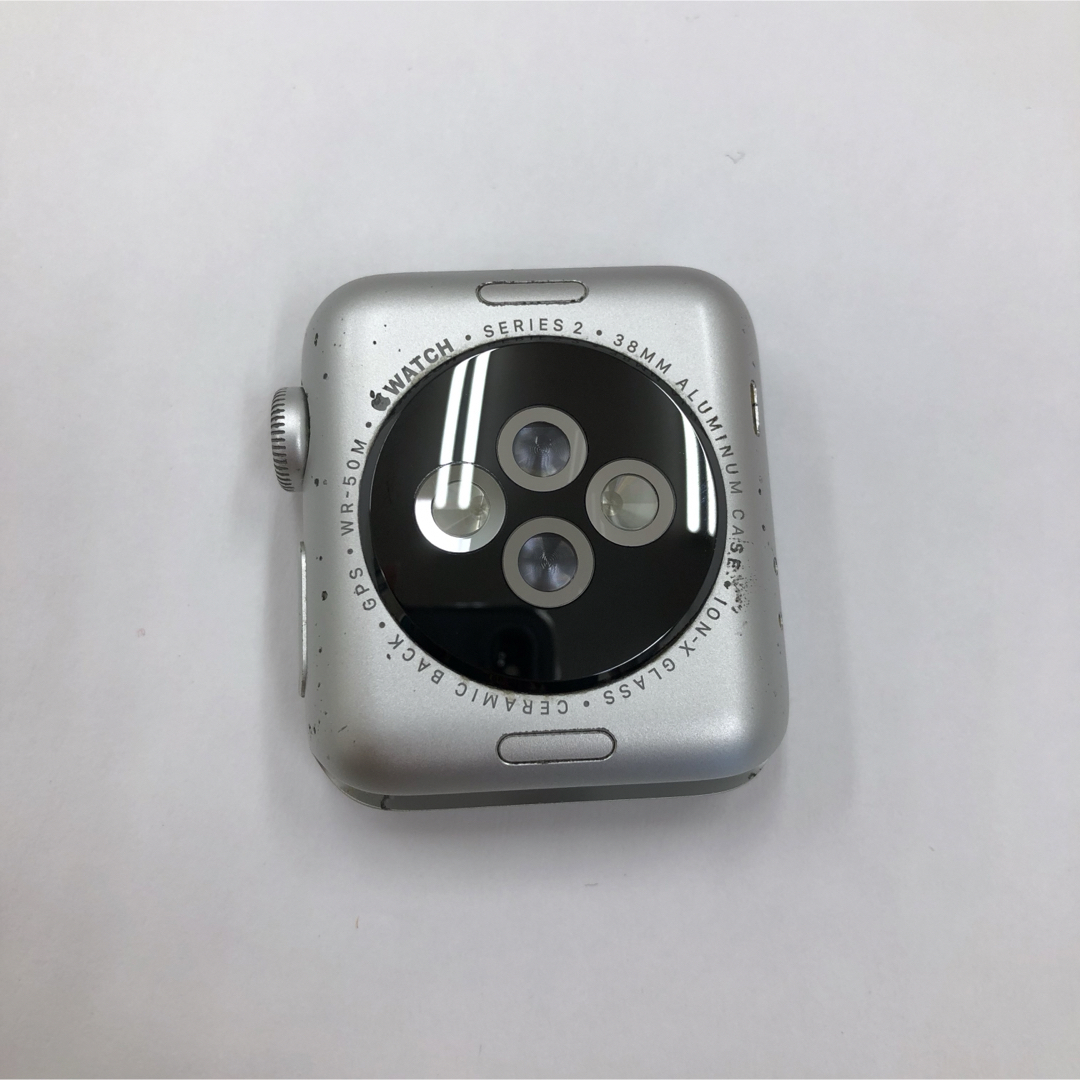 Apple Watch(アップルウォッチ)のスマートウォッチ アップルウォッチ シルバー series2/38mm スマホ/家電/カメラのスマートフォン/携帯電話(その他)の商品写真