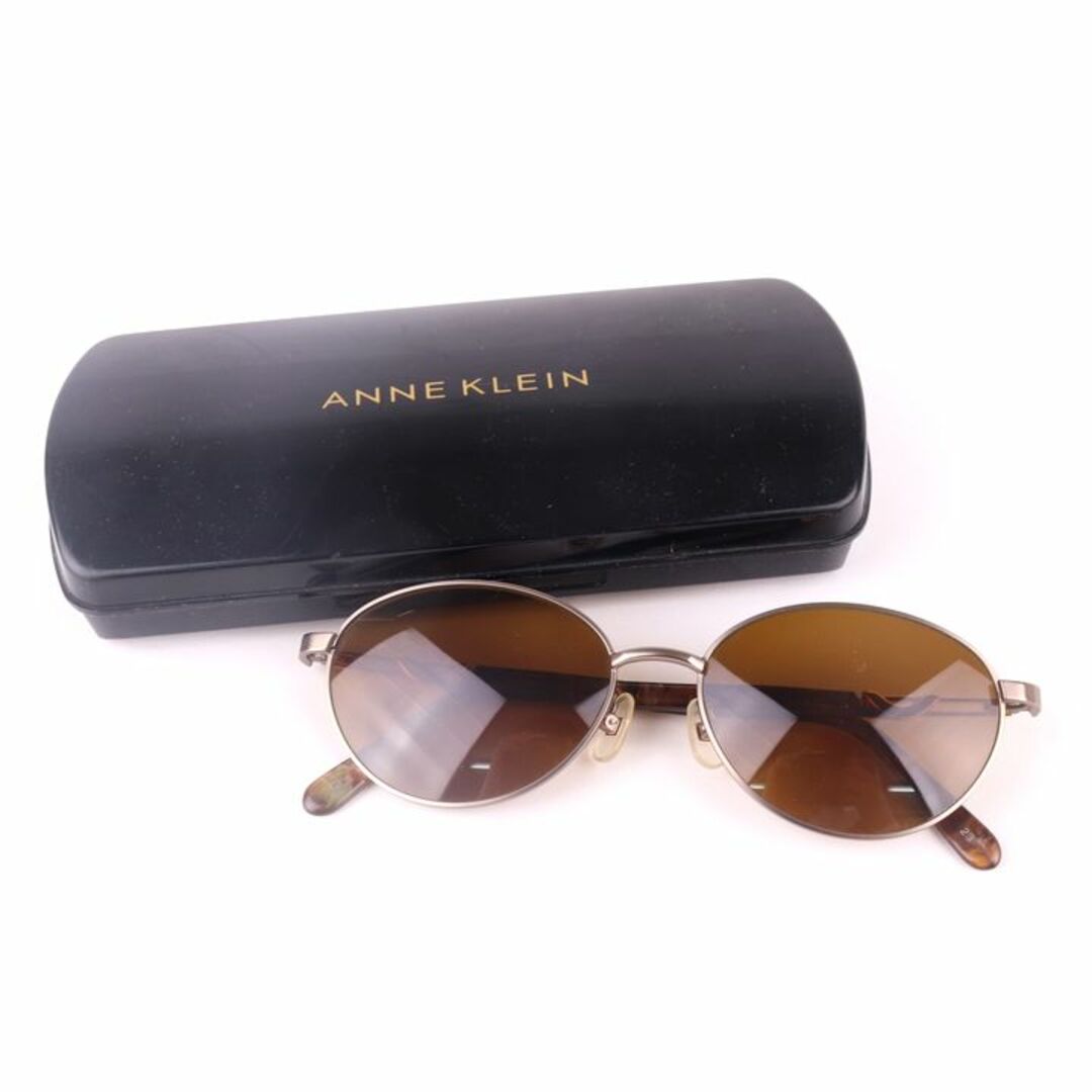 ANNE KLEIN(アンクライン)のアンクライン サングラス フルリム フレーム ブランド アイウェア レディース ブラウン ANNE KLEIN レディースのファッション小物(サングラス/メガネ)の商品写真