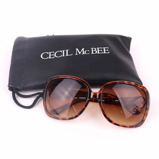 セシルマクビー(CECIL McBEE)のセシルマクビー サングラス フルリム フレーム 9133-3 ブランド アイウェア レディース ブラウン CECIL McBEE(サングラス/メガネ)