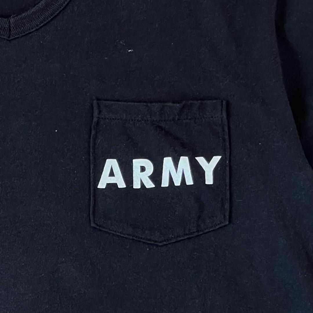 ALPHA INDUSTRIES(アルファインダストリーズ)のアルファインダストリーズ ARMY ワンポイント ミリタリー Tシャツ M メンズのトップス(Tシャツ/カットソー(半袖/袖なし))の商品写真