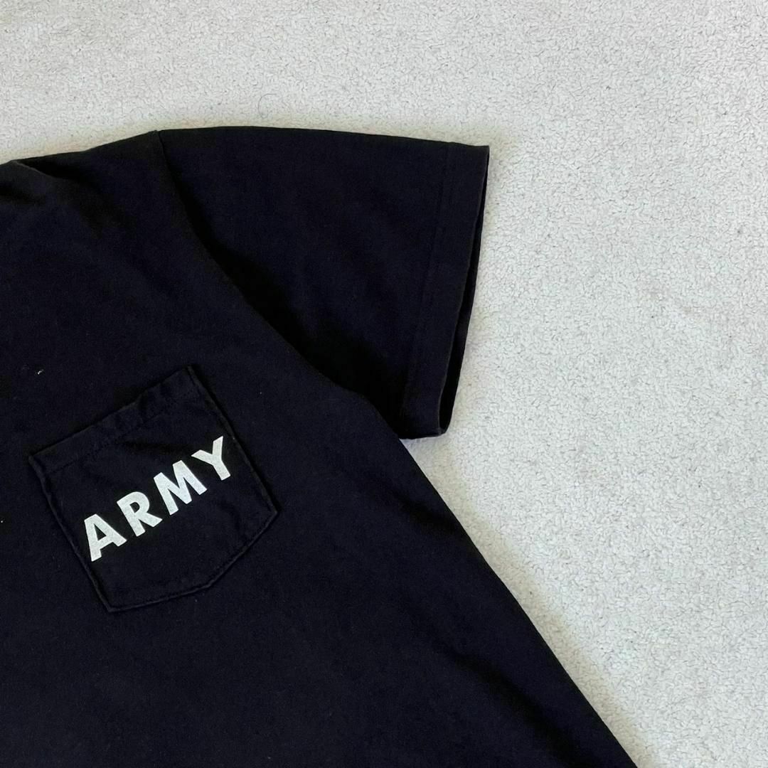 ALPHA INDUSTRIES(アルファインダストリーズ)のアルファインダストリーズ ARMY ワンポイント ミリタリー Tシャツ M メンズのトップス(Tシャツ/カットソー(半袖/袖なし))の商品写真