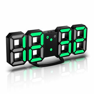 【新着商品】CENTOLLA 3D LEDデジタル目覚まし時計 壁掛け時計 3つ(置時計)
