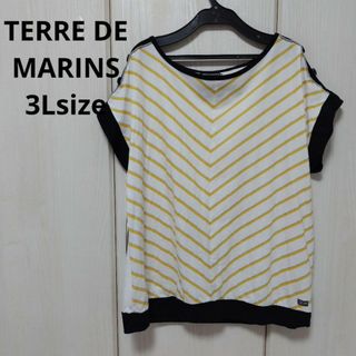 TERRE DE MARINS☆コットンプルオーバー 3Lサイズ(Tシャツ(半袖/袖なし))