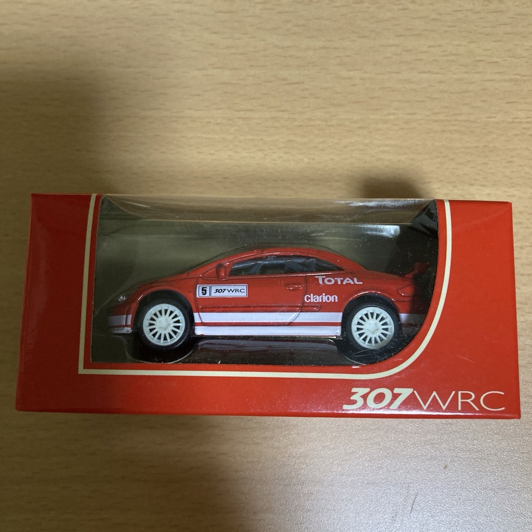 プジョー　307WRC  ミニカー エンタメ/ホビーのおもちゃ/ぬいぐるみ(ミニカー)の商品写真