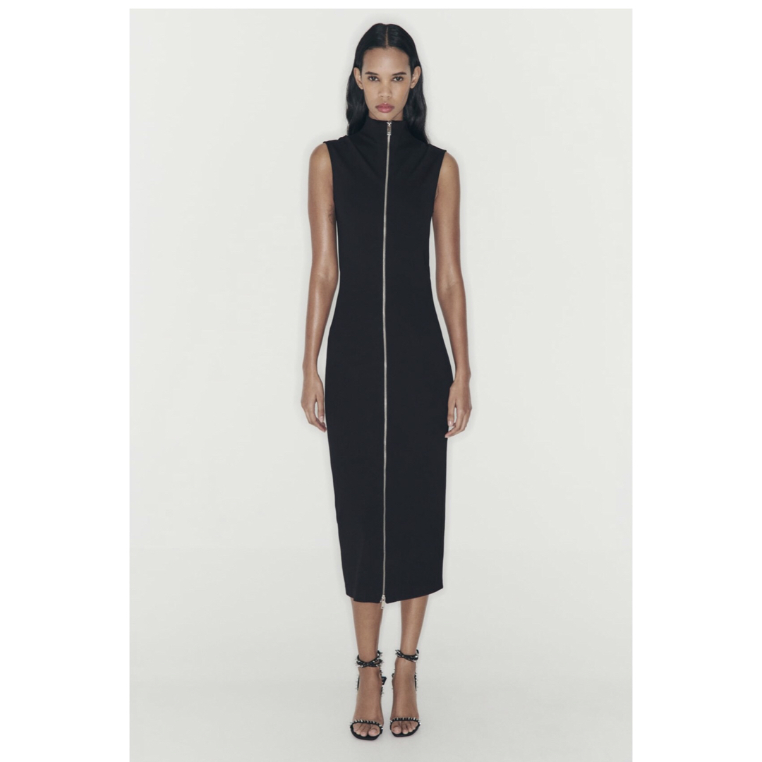 ZARA - 新品ZARA ジップミディワンピース の通販 by aksf's shop ZARA - 新品ZARA ジップミディワンピース の通販 by aksf's shop