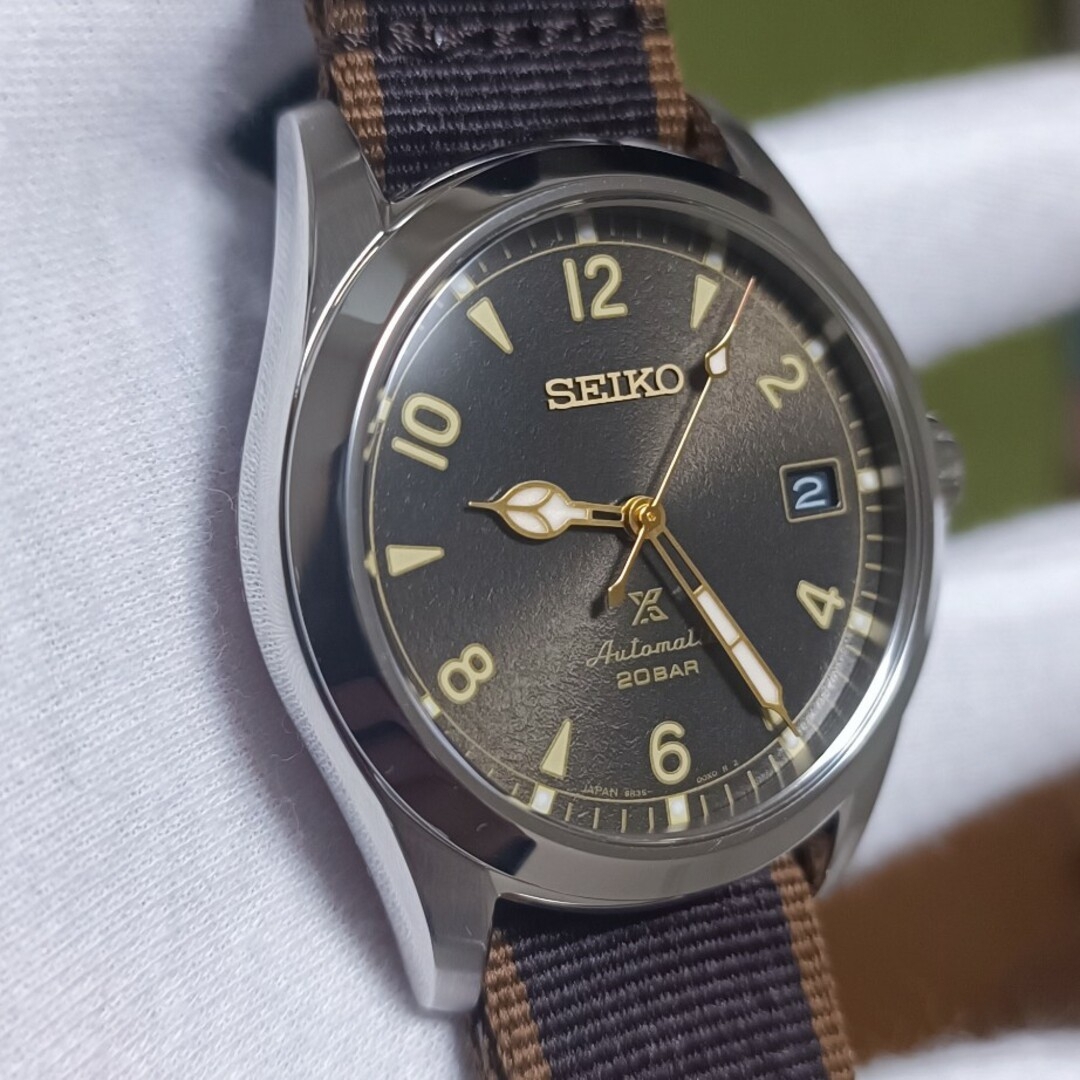 SEIKO(セイコー)のSEIKO PROSPEX アルピニストSBDC137純正ベルト付き メンズの時計(腕時計(アナログ))の商品写真