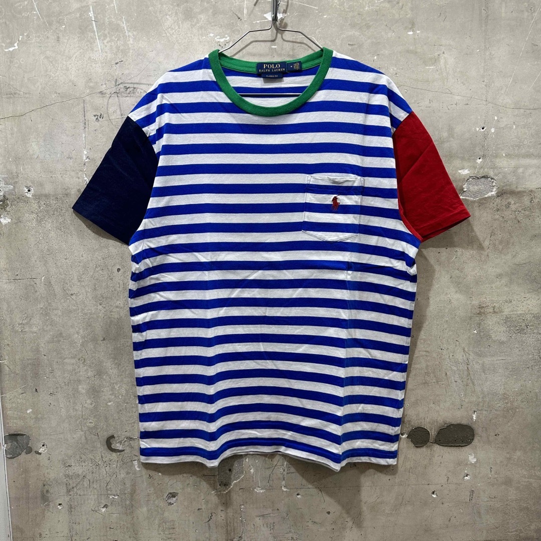 POLO RALPH LAUREN(ポロラルフローレン)のポロラルフローレン ボーダーポケット Tシャツ  ポケT メンズのトップス(Tシャツ/カットソー(半袖/袖なし))の商品写真