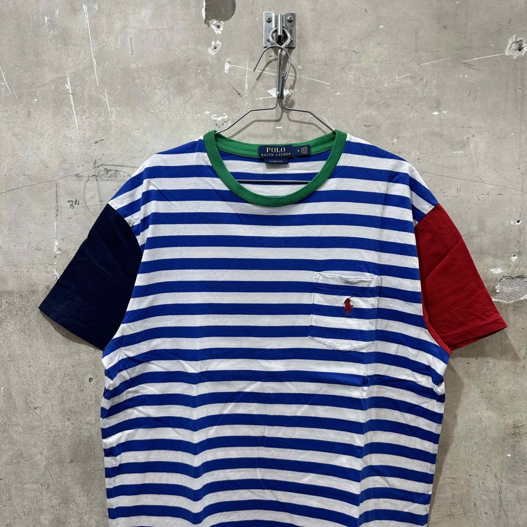 POLO RALPH LAUREN(ポロラルフローレン)のポロラルフローレン ボーダーポケット Tシャツ  ポケT メンズのトップス(Tシャツ/カットソー(半袖/袖なし))の商品写真