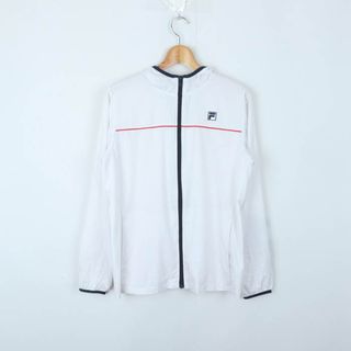 FILA - フィラ パーカー アウター スポーツウエア ジムウエア レディース Oサイズ ホワイト FILA