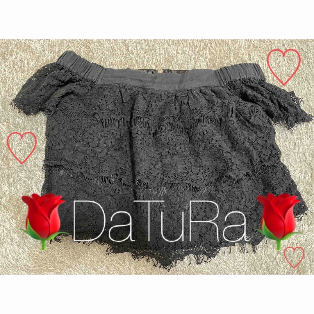 DaTuRa(ダチュラ)の🌹🌹DaTuRa🌹🌹黒レーストップス レディースのトップス(ベアトップ/チューブトップ)の商品写真