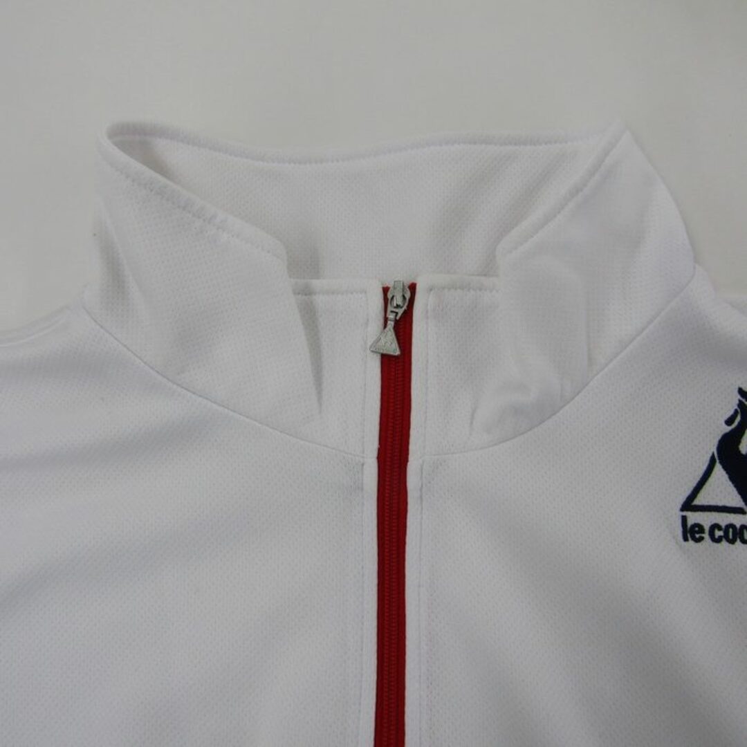 le coq sportif(ルコックスポルティフ)のルコックスポルティフ 半袖Tシャツ トップス カットソー スポーツウエア ゴルフウエア メンズ Mサイズ ホワイト le coq sportif メンズのトップス(Tシャツ/カットソー(半袖/袖なし))の商品写真