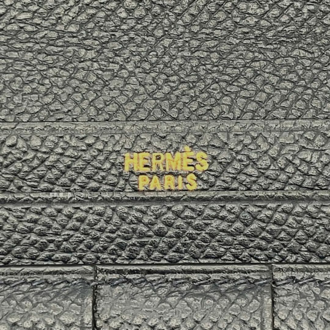 Hermes(エルメス)のHERMES エルメス ベアン ゴールド金具 〇Z刻印 ネイビー 長財布 ウォレット メンズのファッション小物(長財布)の商品写真