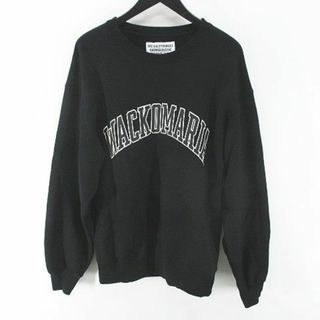 WACKO MARIA - ワコマリア 24SS-WMC-SS1 長袖 トレーナー スウェット S 黒 綿