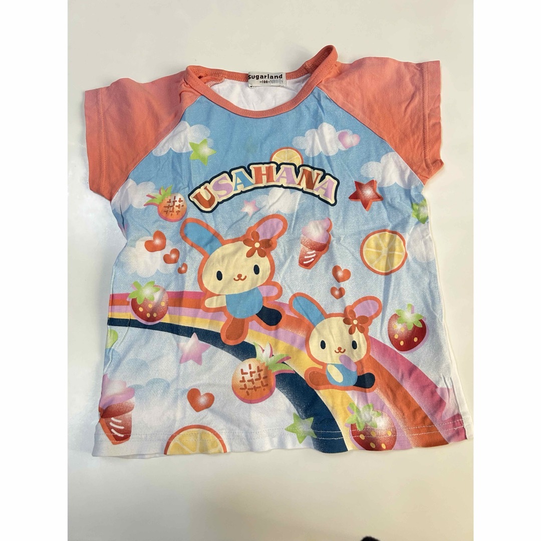 サンリオ(サンリオ)のサンリオ　ウサハナ　半袖Tシャツ キッズ/ベビー/マタニティのキッズ服女の子用(90cm~)(Tシャツ/カットソー)の商品写真