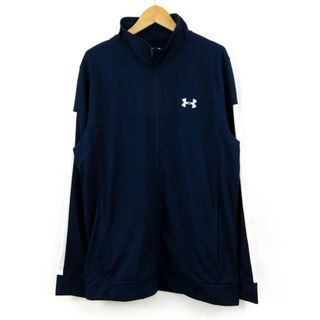 アンダーアーマー ジャージ アウター スポーツウエア サッカー メンズ XXLサイズ ネイビー UNDER ARMOUR(その他)