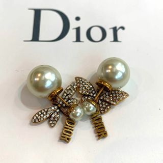 クリスチャンディオール(Christian Dior)の☆超美品☆Christian Dior バタフライピアス J’A DIOR(ピアス)