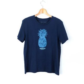 パタゴニア(patagonia)のパタゴニア 半袖Tシャツ トップス カットソー アウトドア レギュラーフィット メンズ Sサイズ ネイビー patagonia(Tシャツ/カットソー(半袖/袖なし))