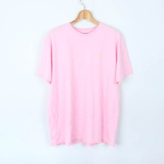 ポロラルフローレン(POLO RALPH LAUREN)のポロ・ラルフローレン 半袖Tシャツ トップス カットソー メンズ Mサイズ ピンク POLO RALPH LAUREN(Tシャツ/カットソー(半袖/袖なし))