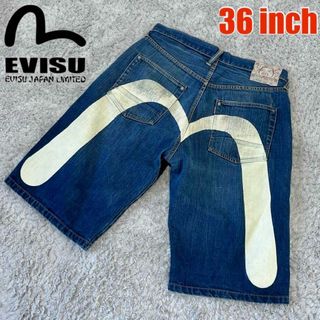 エビス(EVISU)のEVISU エビス エヴィス 大黒 カモメ 2001 ショート デニム W36(デニム/ジーンズ)