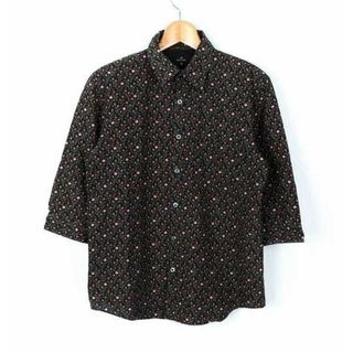 Paul Smith - ポール・スミス 半袖シャツ トップス 花柄 カットソー ジョイックスコーポレーション メンズ Mサイズ ブラック Paul Smith