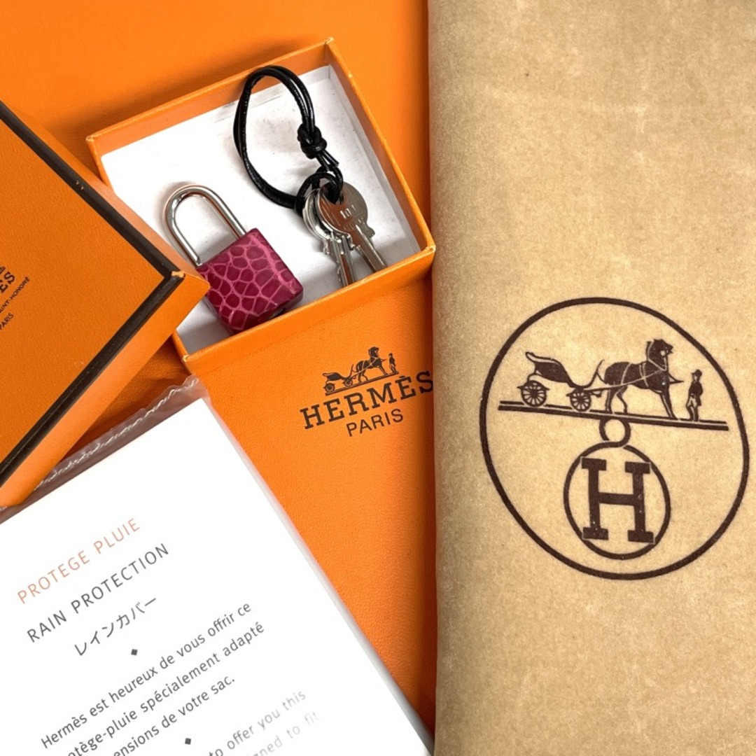 Hermes(エルメス)のエルメス HERMES バーキン25 バーキン 25 バッグ トートバッグ ニロティカス リセ クロコダイル ローズシェヘラザード ピンク シルバー金具 エキゾチック レディースのバッグ(トートバッグ)の商品写真