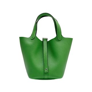 エルメス(Hermes)のエルメス HERMES ピコタンロック PM トリヨンクレマンス ヴェールユッカ シルバー金具 B刻印 未使用 バッグ レディース(ハンドバッグ)