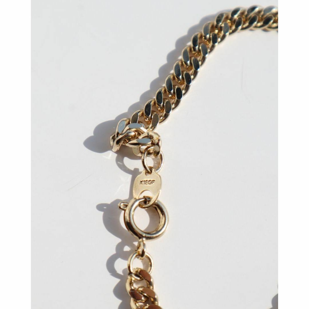 VINTAGE(ヴィンテージ)のゴールドカラー チャンキー 喜平チェーン vintage ネックレス K18GF メンズのアクセサリー(ネックレス)の商品写真