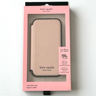 kate spade new york - ケイトスペード iPhone 13 mini 手帳型 ピンク